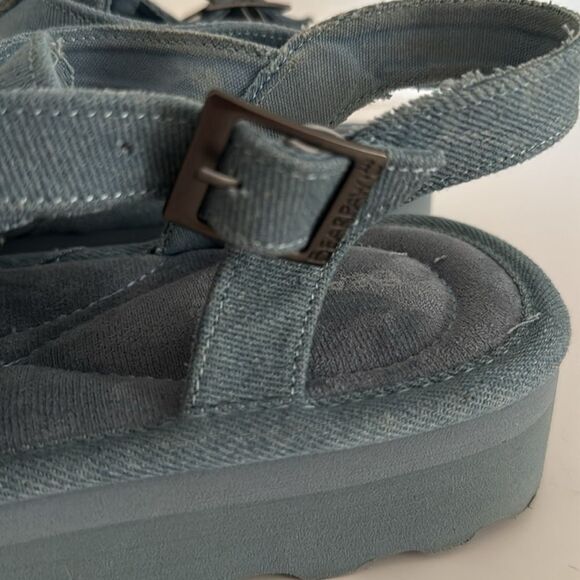 BEAR PAW Ascend Denim Blue Sandals EUC - Picture 3 of 5